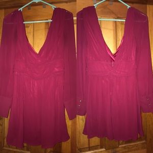 Burgundy Formal Dress